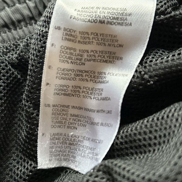 Adidas Windbreaker Track Pants Lined Black 3 Striped Zip Leg - Men's Size Small - Picture 9 of 10